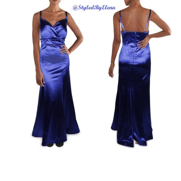 Macy's Royal Blue Dress (Size 18) - Picture 12 of 17